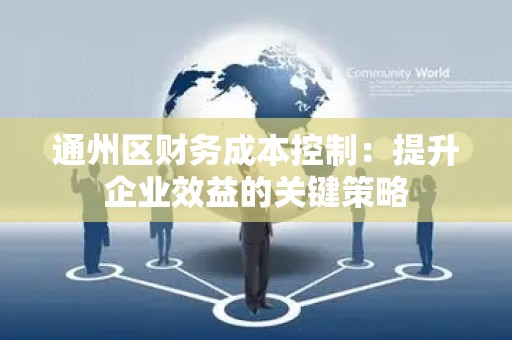 通州区财务成本控制：提升企业效益的关键策略
