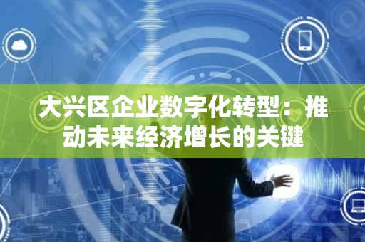 大兴区企业数字化转型：推动未来经济增长的关键