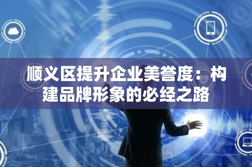 顺义区提升企业美誉度：构建品牌形象的必经之路
