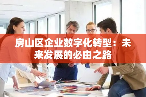 房山区企业数字化转型：未来发展的必由之路
