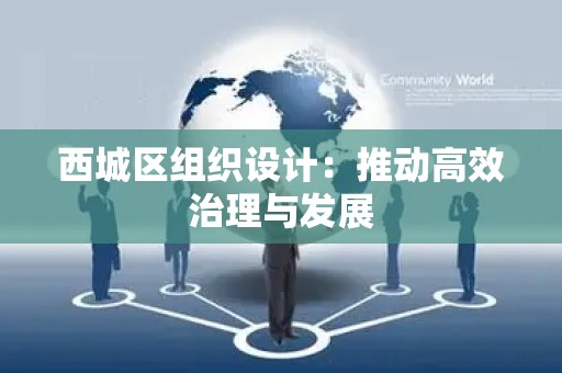 西城区组织设计：推动高效治理与发展