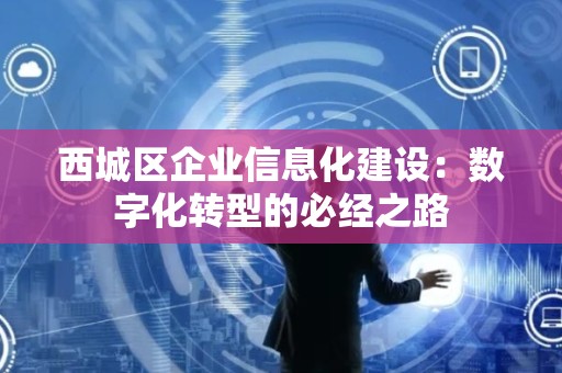 西城区企业信息化建设：数字化转型的必经之路
