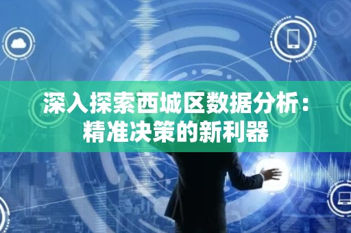 深入探索西城区数据分析：精准决策的新利器