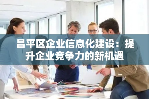 昌平区企业信息化建设：提升企业竞争力的新机遇