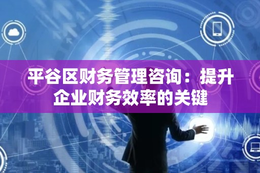 平谷区财务管理咨询：提升企业财务效率的关键